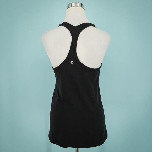 Lululemon Size Small Medium Black Cool Racerback Sleeveless Active Tank Top - Picture 3 of 4